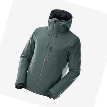 Chaquetas De Esquí Salomon UNTRACKED Hombre Verdes | MX 3334TCE